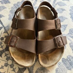 Birkenstock Milano Brown Women's Sandals
